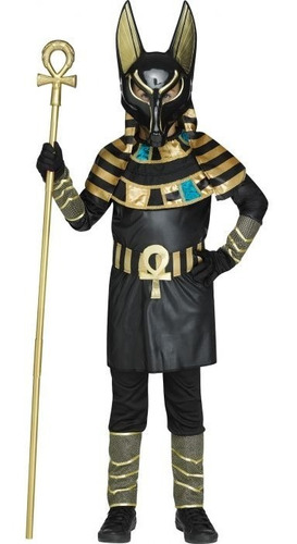 Disfraz Egipcio Anubis Niño Halloween Talla Única