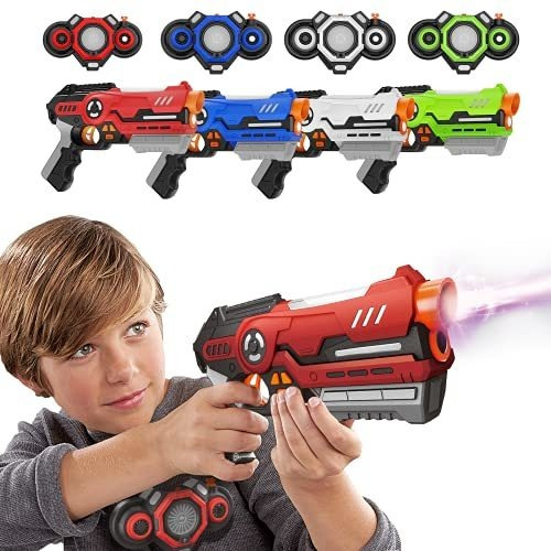 Juego Pistolas Laser  Laser Guns Set Outdoor Games Gift Toy