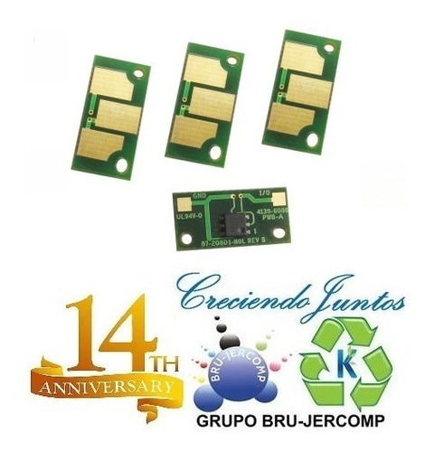 Chip Para Toner Lexmark C540 C/m/y/bk