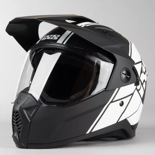 iXS Casco Moto Modulare Enduro 208 2.0 Nero