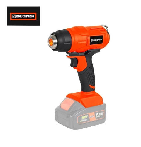 Imagen 2 de 4 de Pistola De Calor Inalámbrico A Batería Dowen Pagio 18v 550°c