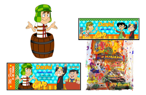 Kit Imprimible El Chavo Del Ocho Cotillon Tematico Editable