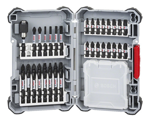 Set 31 Puntas Atornillar + Caja Organizadora Bosch Impact