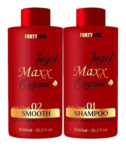 Progressiva Sem Formol Ingel Maxx Organic Fortyliss Litro