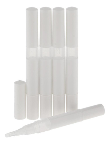Nuevo 5 Bolígrafos Vacíos De Aceite For Uñas De 3 Ml, Tubos
