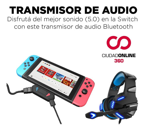 Dock Nintendo Switch Portatil Bluetooth Audio Video Hdmi