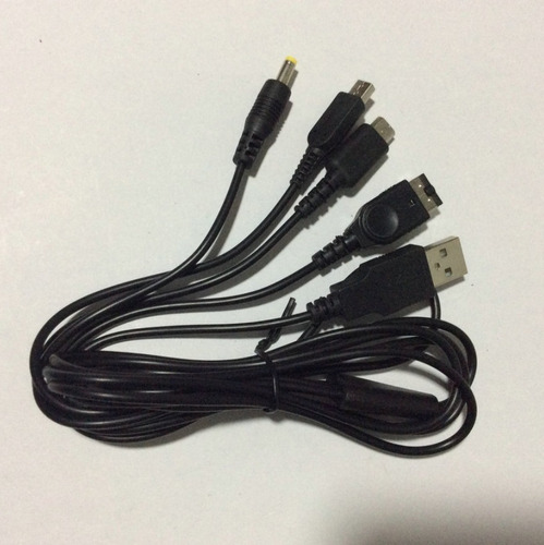 Imagen 4 de 6 de Cable Carga 5 En 1 Nintendo 3ds/ndsl/gbasp/wiiu Y Sony Psp