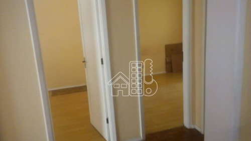 Apartamento Com 3 Dormitórios À Venda, 94 M² Por R$ 490.000,00 - Icaraí - Niterói/rj - Ap3550