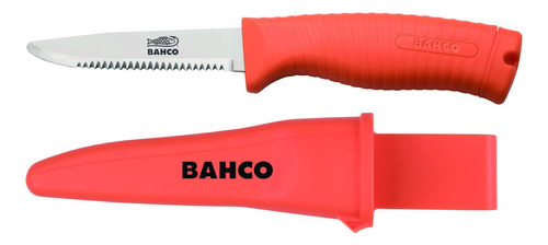 Cuchillo De Rescate Con Mango Flotante Fluorescente Bahco