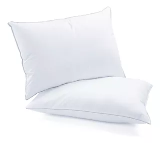 2 Almohadas King Size 100% Algodón Premium Gel Refrescante