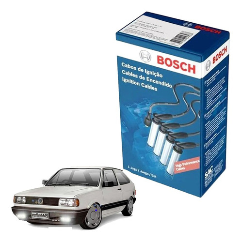 Cabo De Vela Ignição Volkswagen Gol 1.8 8v Ap 1987 A 1994 Gasolina Original Bosch