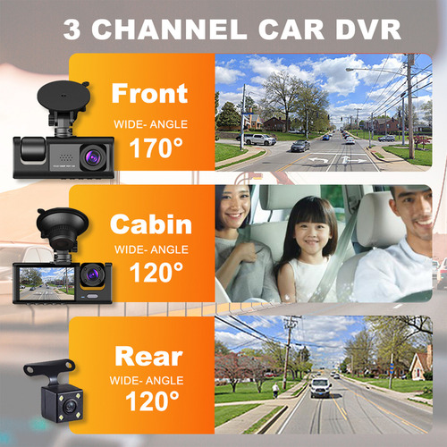 Aaf Grabadora De Coche Con Visión Nocturna Dash Cam