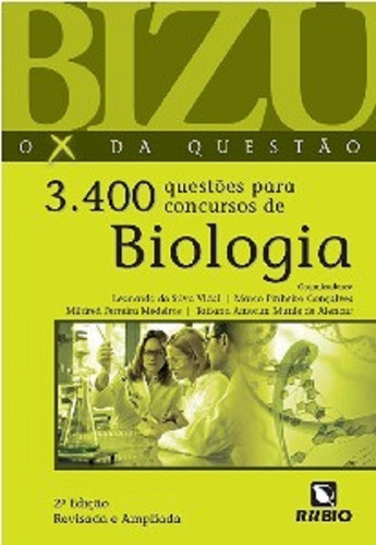 O X Da Questão - 3.400 Questões Para Concursos De Biologia, De Leonardo Da Silva Vidal. Editora Rubio, Capa Mole Em Português, 2014