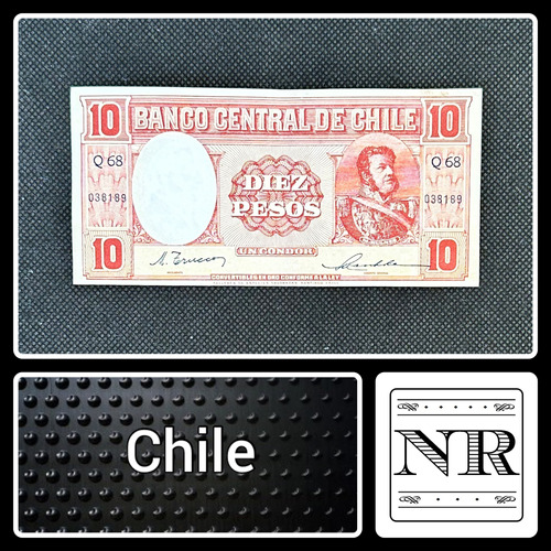 Chile - 10 Pesos / 1 Cóndor - Año 1959 - P #111 - Trucco