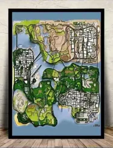 Quadro decorativo GTA IV