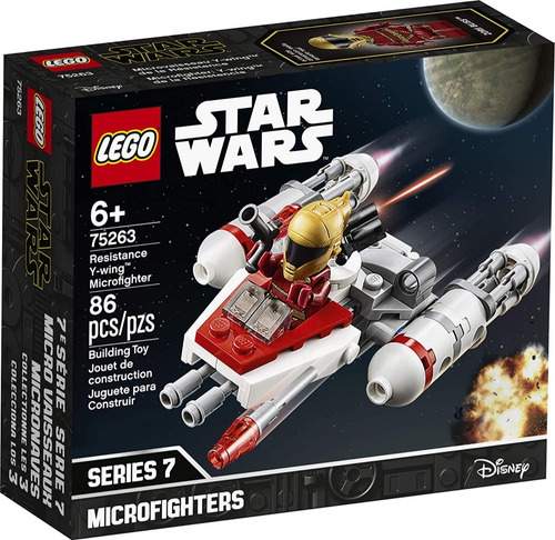 Lego Star Wars Y-wing De La Resistencia 75263 Microfighter
