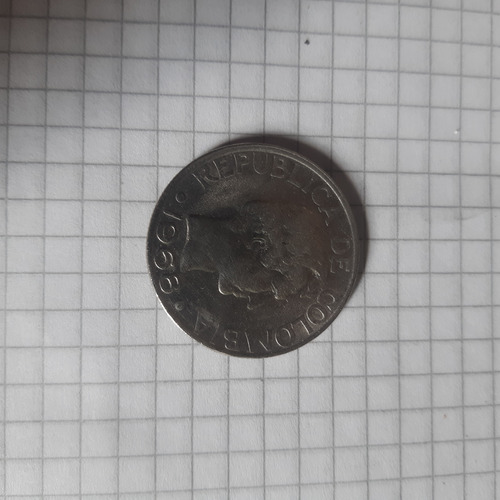 Moneda De 50 Centavos De 1968