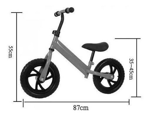 Imagen 5 de 5 de Bicicleta De Equilibrio Sin Pedales Llantas De Goma