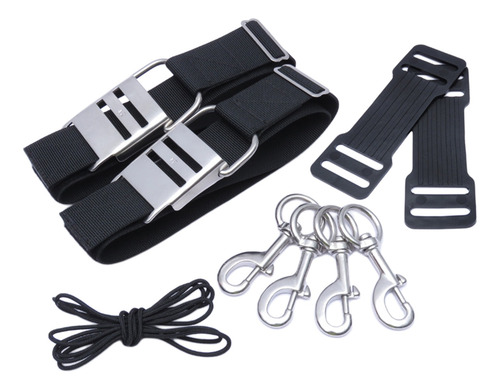 Imagen 2 de 11 de Kit De Gran Resistencia Soporte De Tanque De Correas Twin