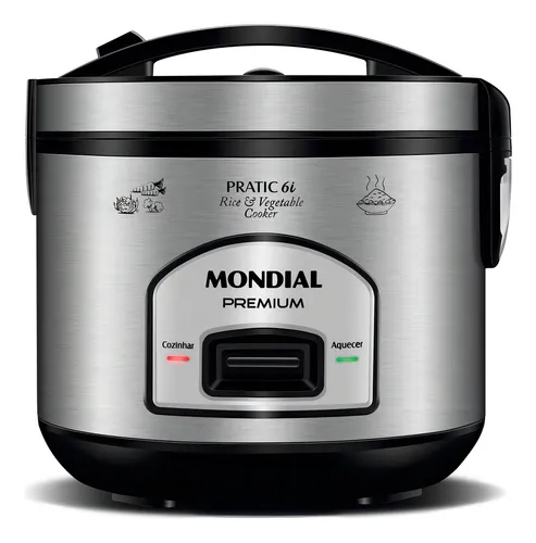 Panela Elétrica de Arroz Mondial 500W PE-43-6X