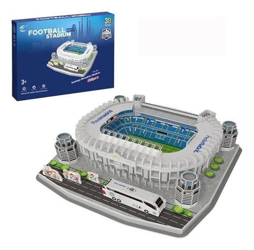 Puzzle 3d Estadio Santiago Bernabeu Real Madrid Nanostad