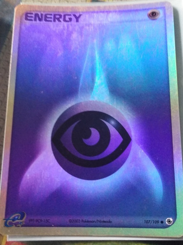 Tcg Pokémon 3 Energías Psiquicas