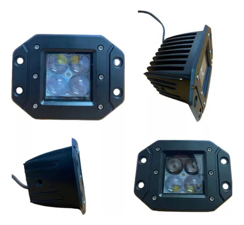 Faro De Trabajo Led Con Lupa 4 Led De Alta Potencia 12 Cm