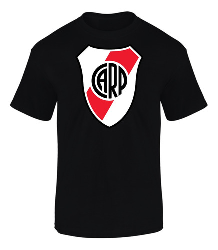 Camiseta Manga Corta River Plate Series Black