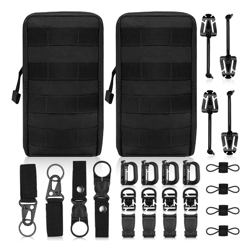 Molle Pouches - Bolsas Tacticas, Compactas, Resistentes Al A