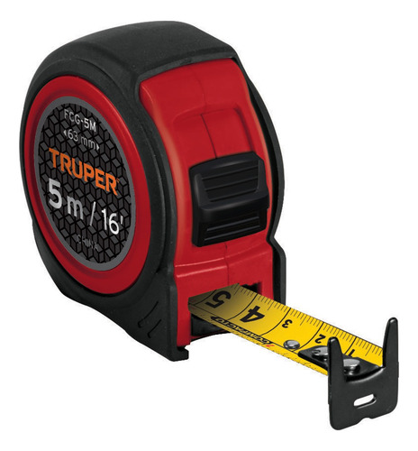 Flexometro Cinta Metrica Compacto Con Grip, 5 M, Cinta 3/4