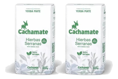 Yerba Cachamate Hierbas Serranas X500g Pack X2u