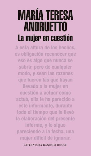 Libro Mujer En Cuestion (literatura Random House) (rustica)