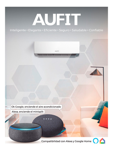 Aire Acondicionado Aufit Minisplit Frío/calor Wifi 220v