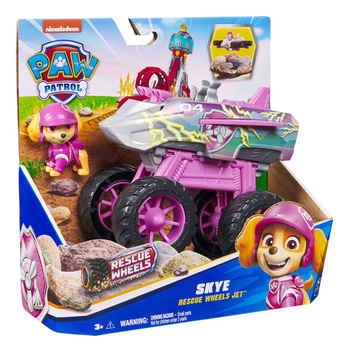Juego De Figuras Skye Rescue Wheels De Toy Paw Patrol Con Je