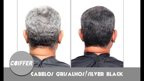 Imagem 4 de 7 de Shampoo Gloss Silver Black Coiffer 300 Ml Cabelos Grisalhos