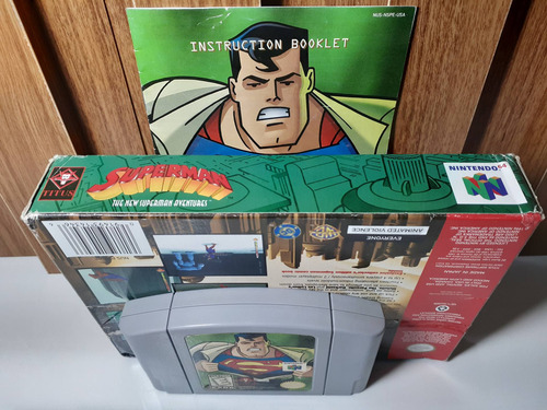 Superman The New Superman Aventuras Nintendo 64. (Usado)