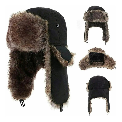 / Sombreros Bomber De Felpa De Invierno Para Mujeres Y