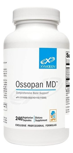 Xymogen Ossopan Md 120unids Mejora El Metabolismo Óseo