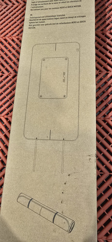Alfombra Para Rodillo Entrenamiento Elite Dry Mat Negro