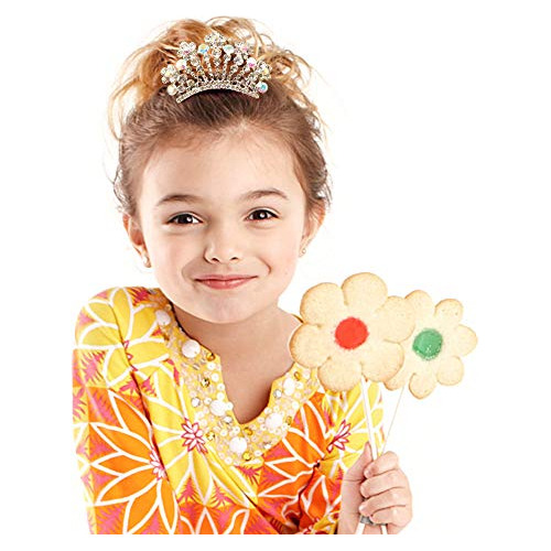 Corona De 3 Tiaras Plateadas Nodg Con Peine Para El Pelo, Mi