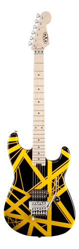 Evh Striped Serie Guitarra Electrica Negro Amarillo