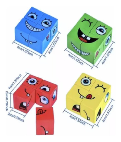 Juego De Mesa Puzzle Bloques De Expresiones En Madera Niños