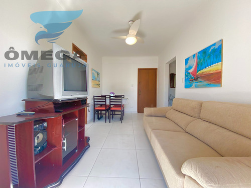 Imagem 2 de 8 de Apartamento À Venda - 150 Metros Do Mar - 1 Dormitório - Reformado - Vaga De Garagem - Praia Das Pitangueiras - Varanda Ampla - Oportunidade - Ap06094 - 69941134