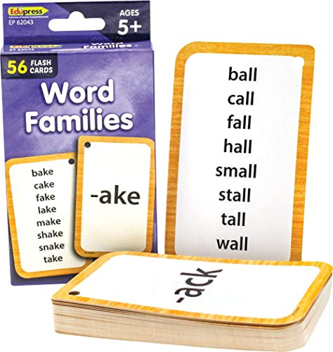 Teacher Created Resources Word Families Flash Cards (ep62043