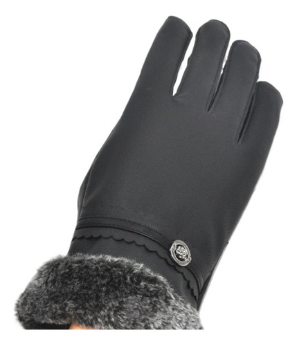 Guantes De Cuero Para Ciclismo En Invierno