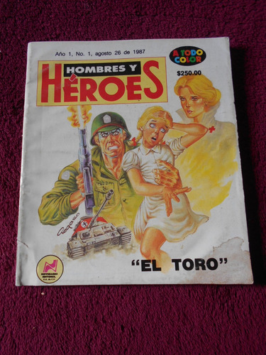 Hombres Y Heroes #1 Comic Historieta Primera Epoca 80s Raro (Usado)