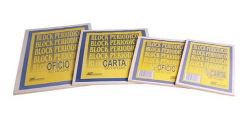Block Periodico 1/2 Carta 50h * 45 Unidades