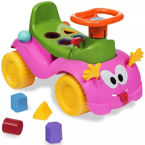 Triciclo Infantil Menina E Menino Velotrol Carrinho Passeio