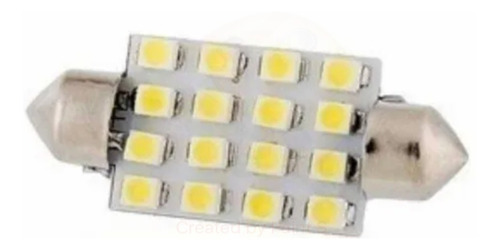 Lampara Tubular 16 Led Smd Reemplaza Patente, Guantera, Baul