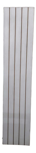 Panel Ranurado Blanco 49,5 Cm De Alto X 2,39 De Ancho Usado 